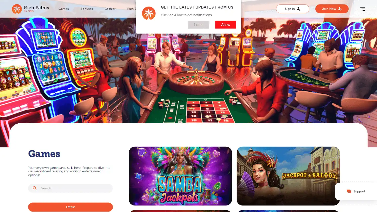 Rich Palms Casino screenshot 2