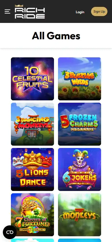 Rich Ride Casino screenshot 5