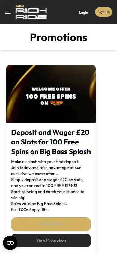 Rich Ride Casino screenshot 6