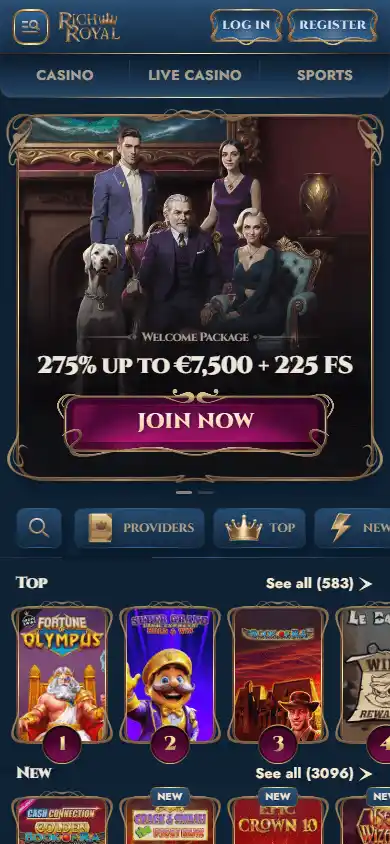 Rich Royal Casino screenshot 4