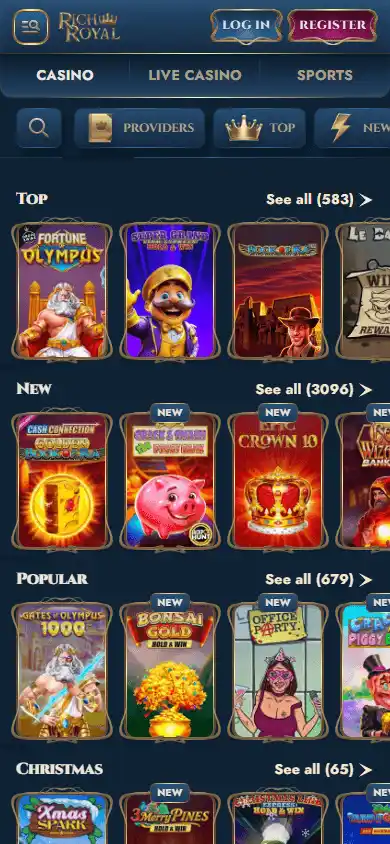 Rich Royal Casino screenshot 5