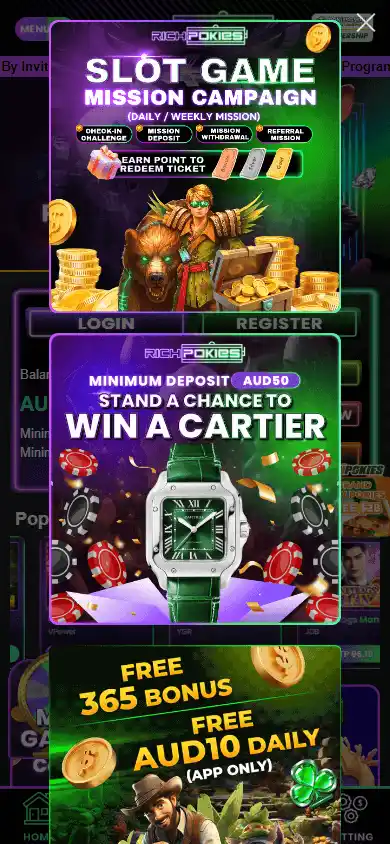 RichPokies Casino screenshot 3