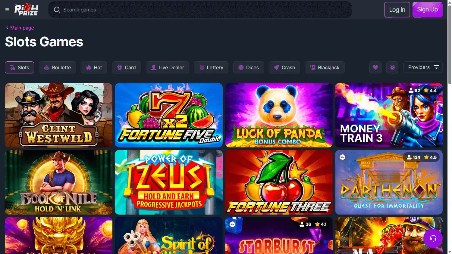RichPrize Casino screenshot 2