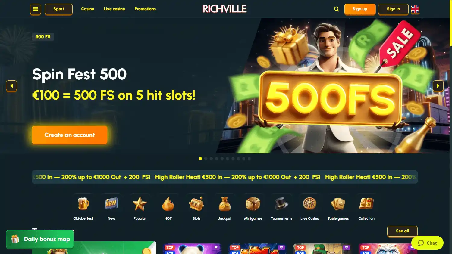 Richville Casino screenshot 1