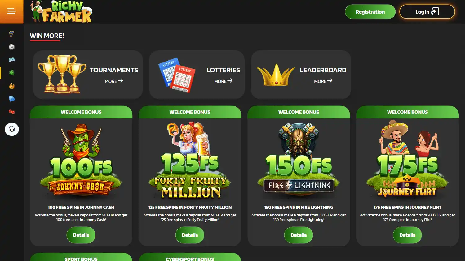 Richy Farmer Casino screenshot 3
