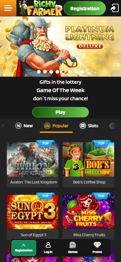 Richy Farmer Casino screenshot 4