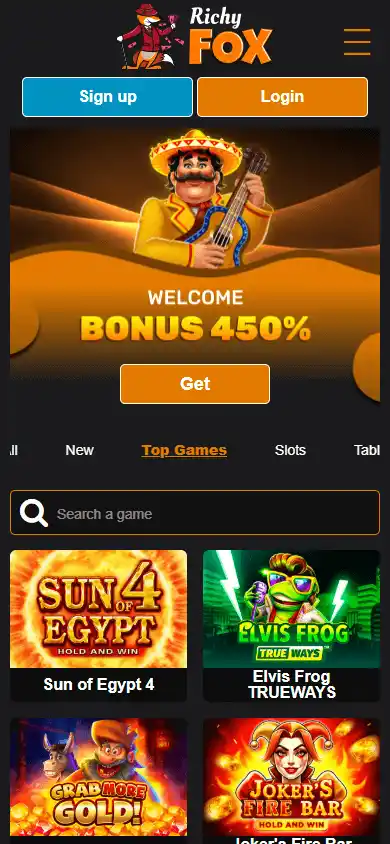 Richy Fox Casino screenshot 4