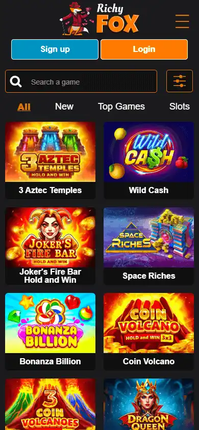 Richy Fox Casino screenshot 5