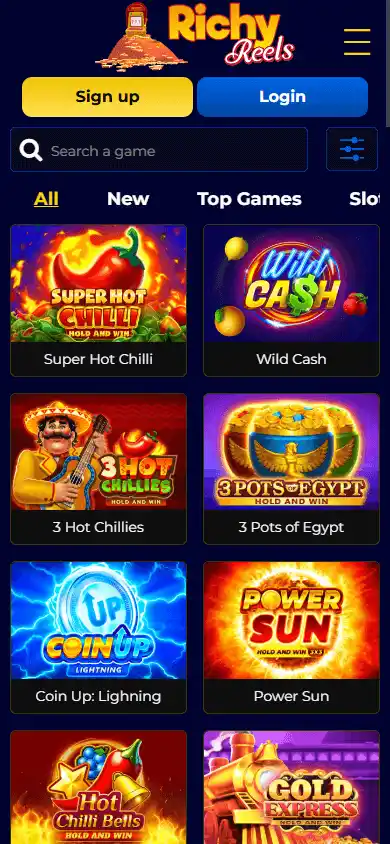 Richy Reels Casino screenshot 5
