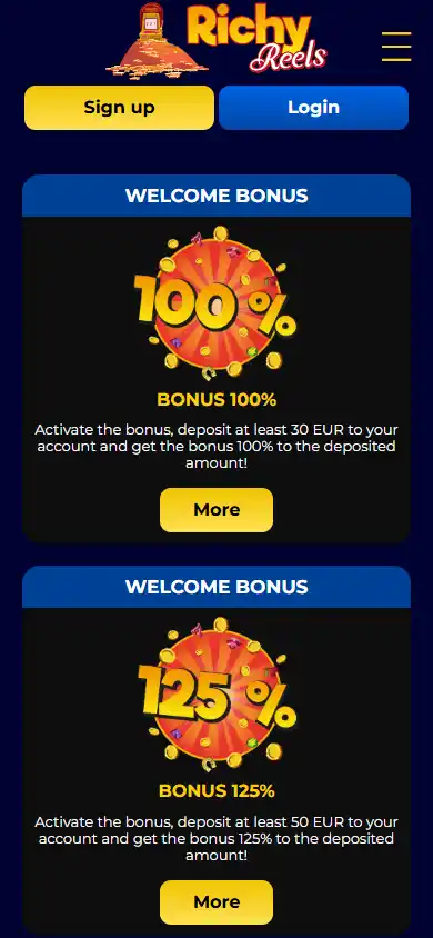 Richy Reels Casino screenshot 6