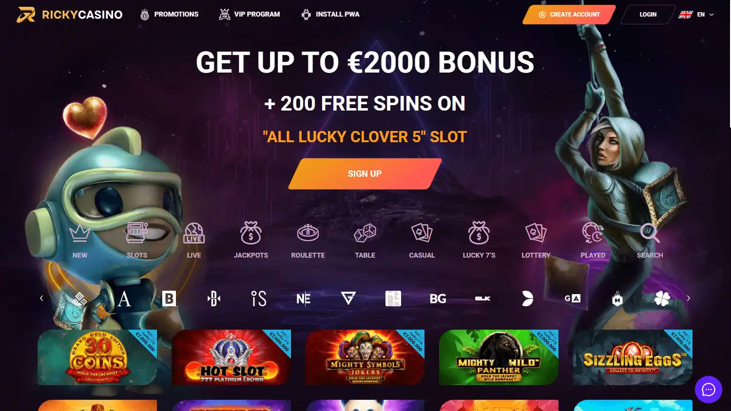 RickyCasino screenshot 1