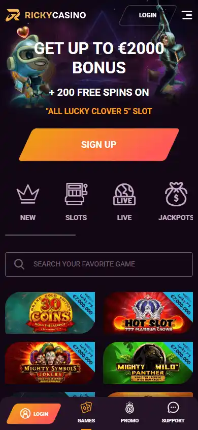 RickyCasino screenshot 3