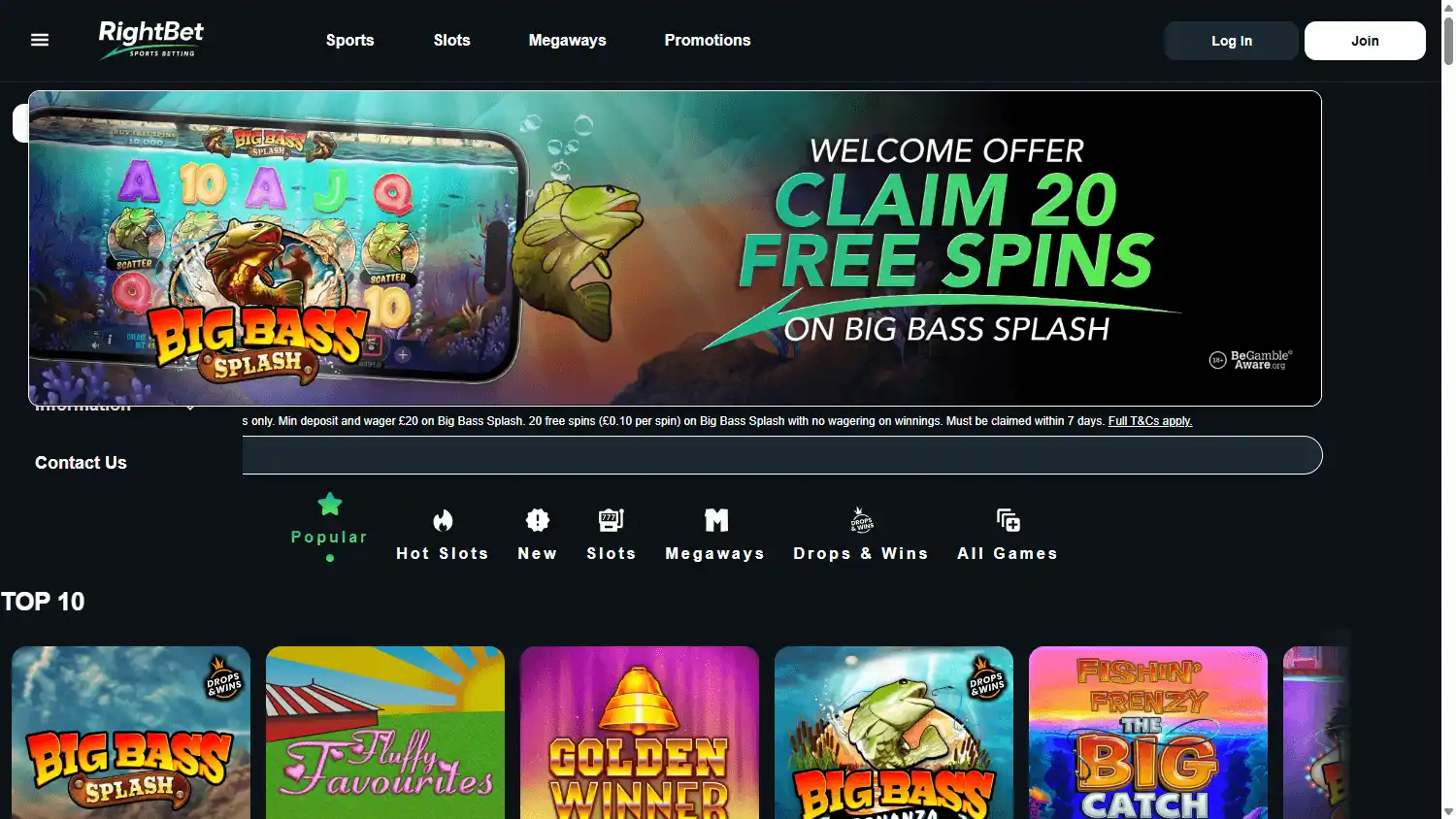 Right Bet Casino screenshot 2
