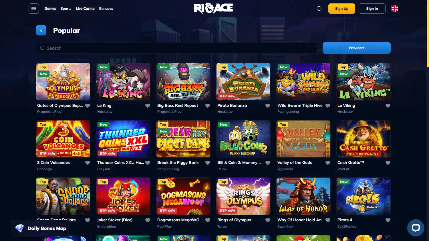 RioAce Casino screenshot 2