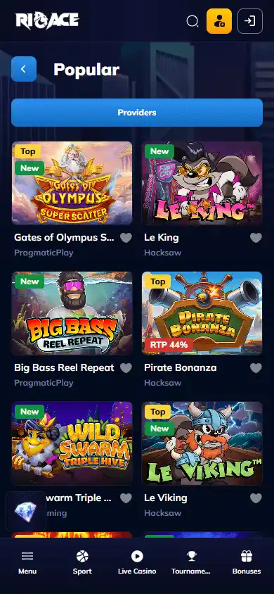 RioAce Casino screenshot 5