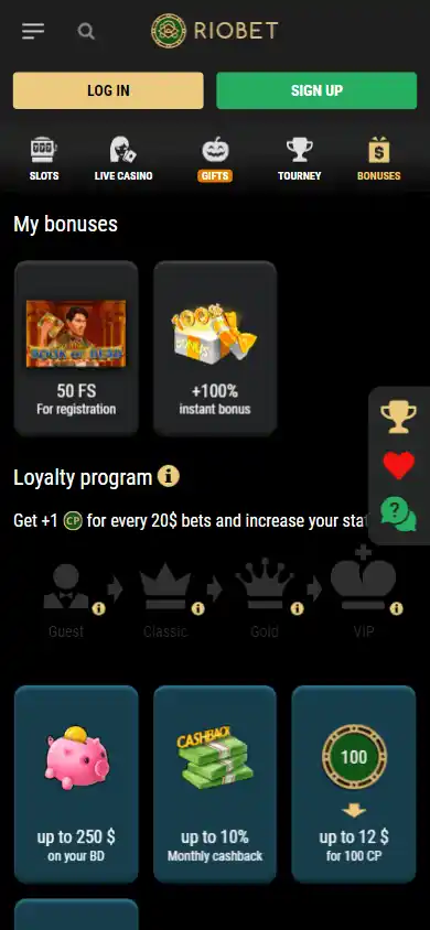 RioBet Casino screenshot 7