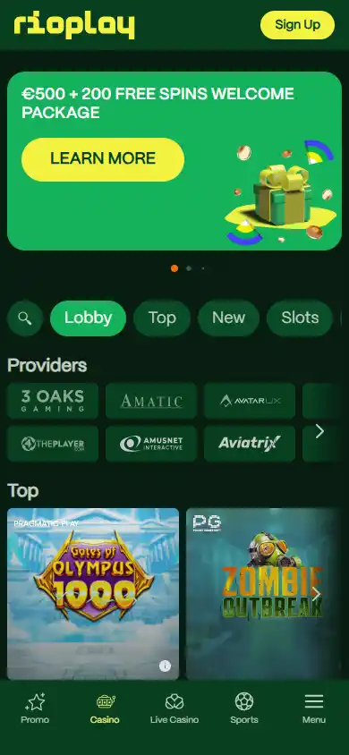 Rioplay Casino screenshot 4