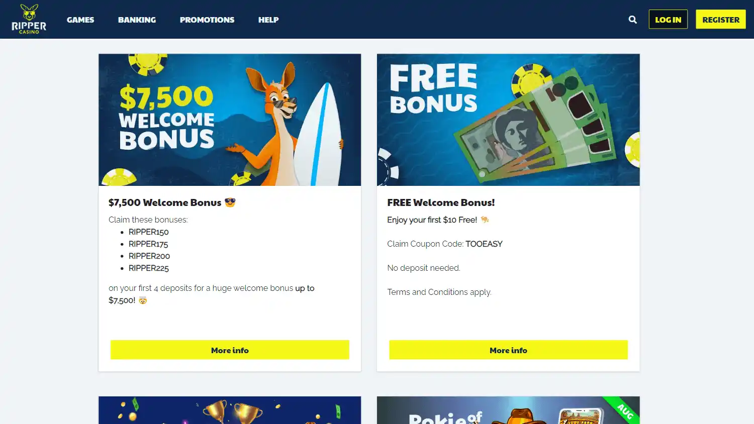 Ripper Casino screenshot 2