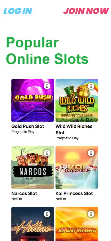 Rise Casino screenshot 4