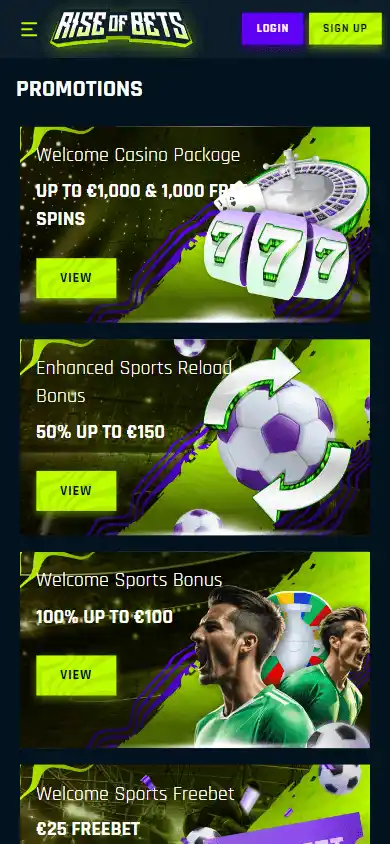 Rise of Bets Casino screenshot 4