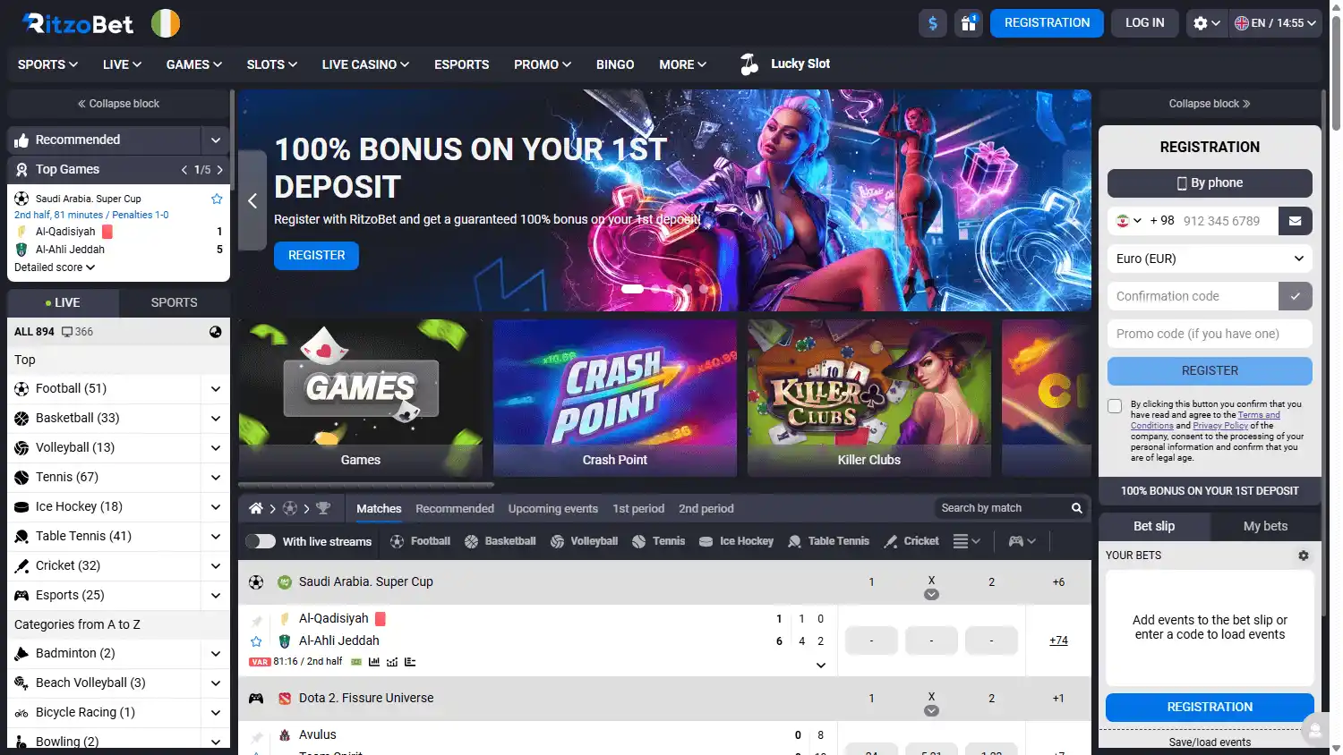 RitzoBet Casino screenshot 1