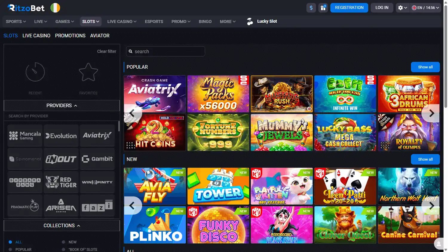 RitzoBet Casino screenshot 2