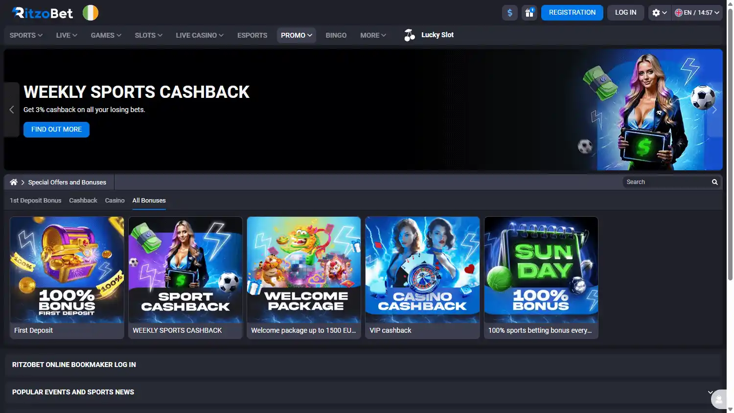 RitzoBet Casino screenshot 3