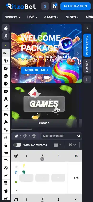 RitzoBet Casino screenshot 4