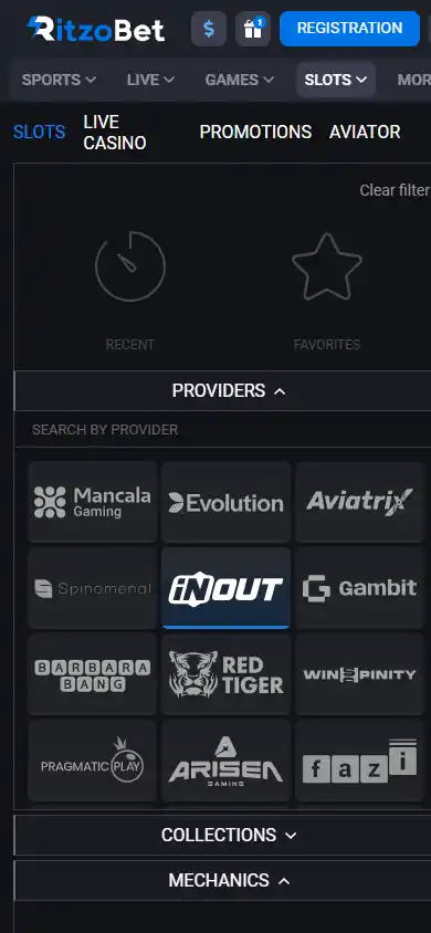 RitzoBet Casino screenshot 5