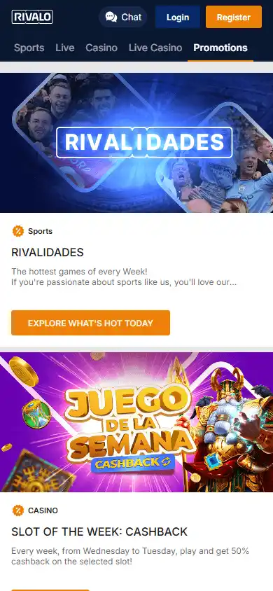 Rivalo Casino screenshot 6