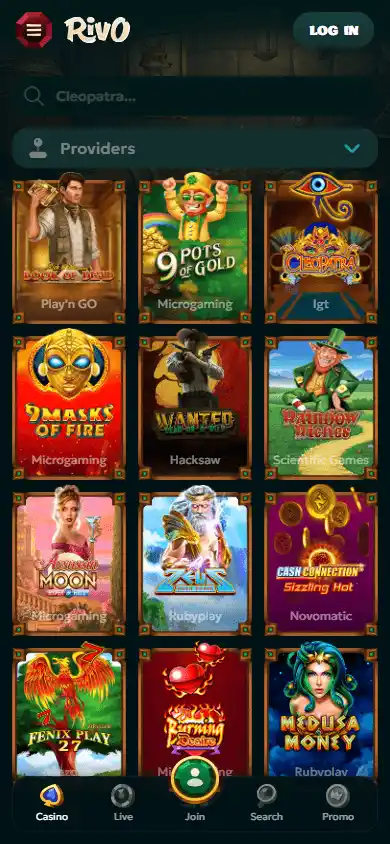 Rivo Casino screenshot 5