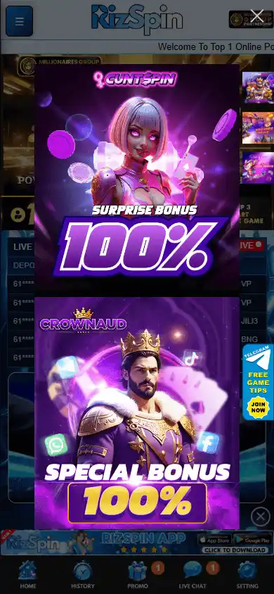RizSpin Casino screenshot 5