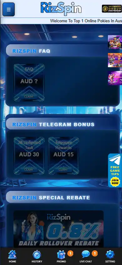 RizSpin Casino screenshot 6