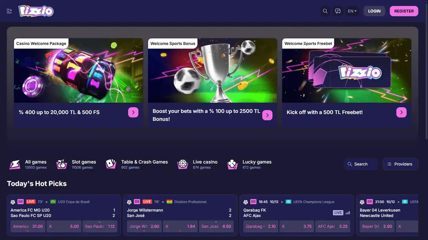 Rizzio Casino screenshot 1