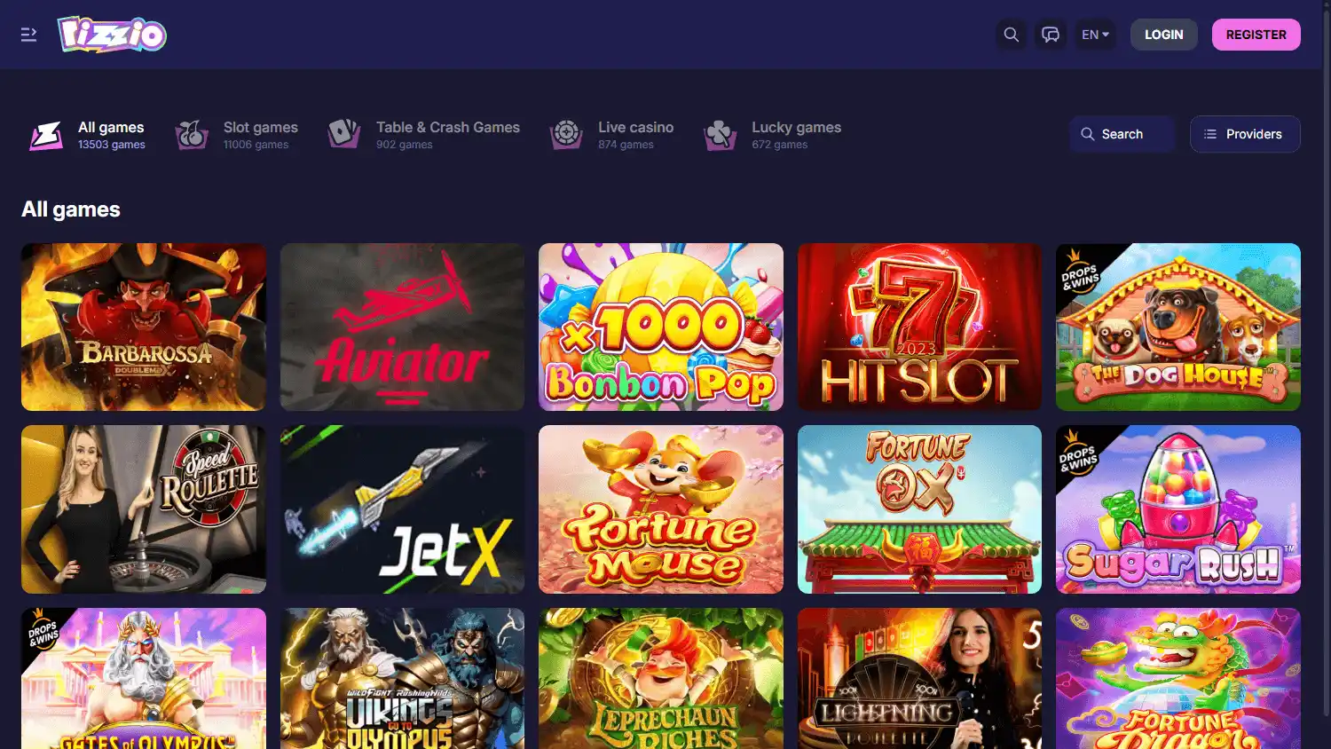 Rizzio Casino screenshot 2