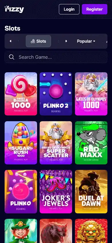 Rizzy Casino screenshot 4