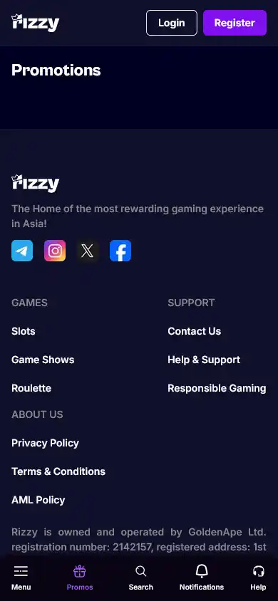Rizzy Casino screenshot 5