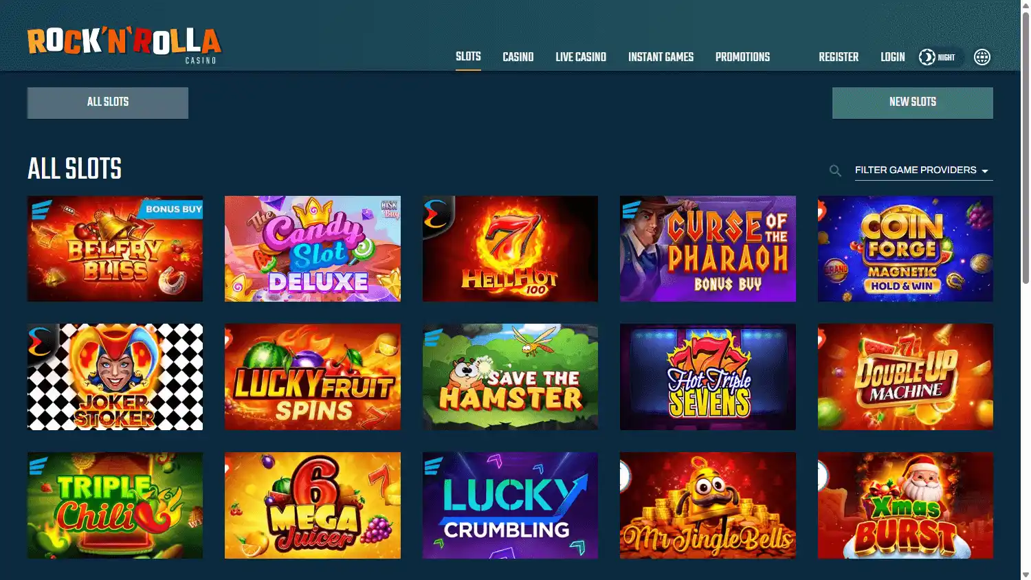 Rock N Rolla Casino screenshot 2