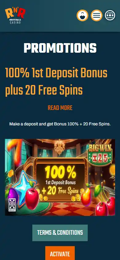Rock N Rolla Casino screenshot 6