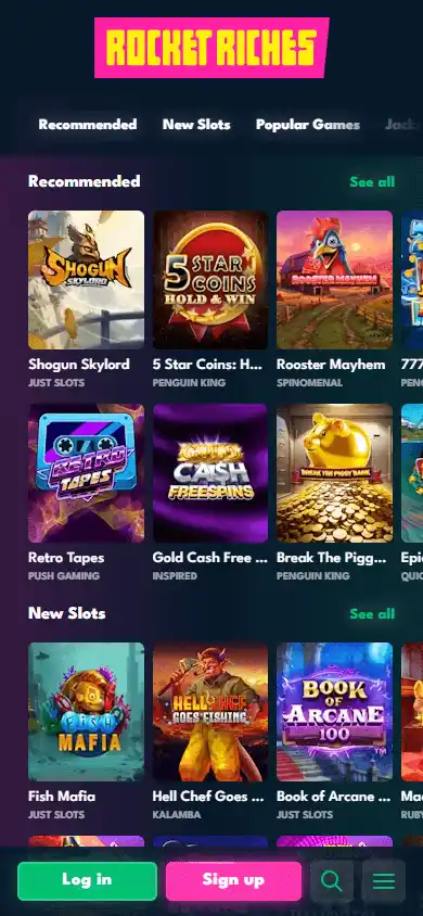 Rocket Riches Casino screenshot 5