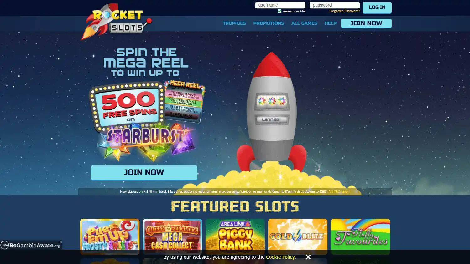 Rocket Slots Casino screenshot 1