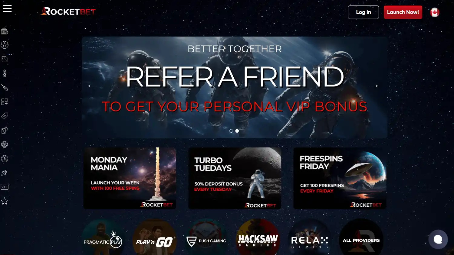 RocketBet Casino screenshot 1