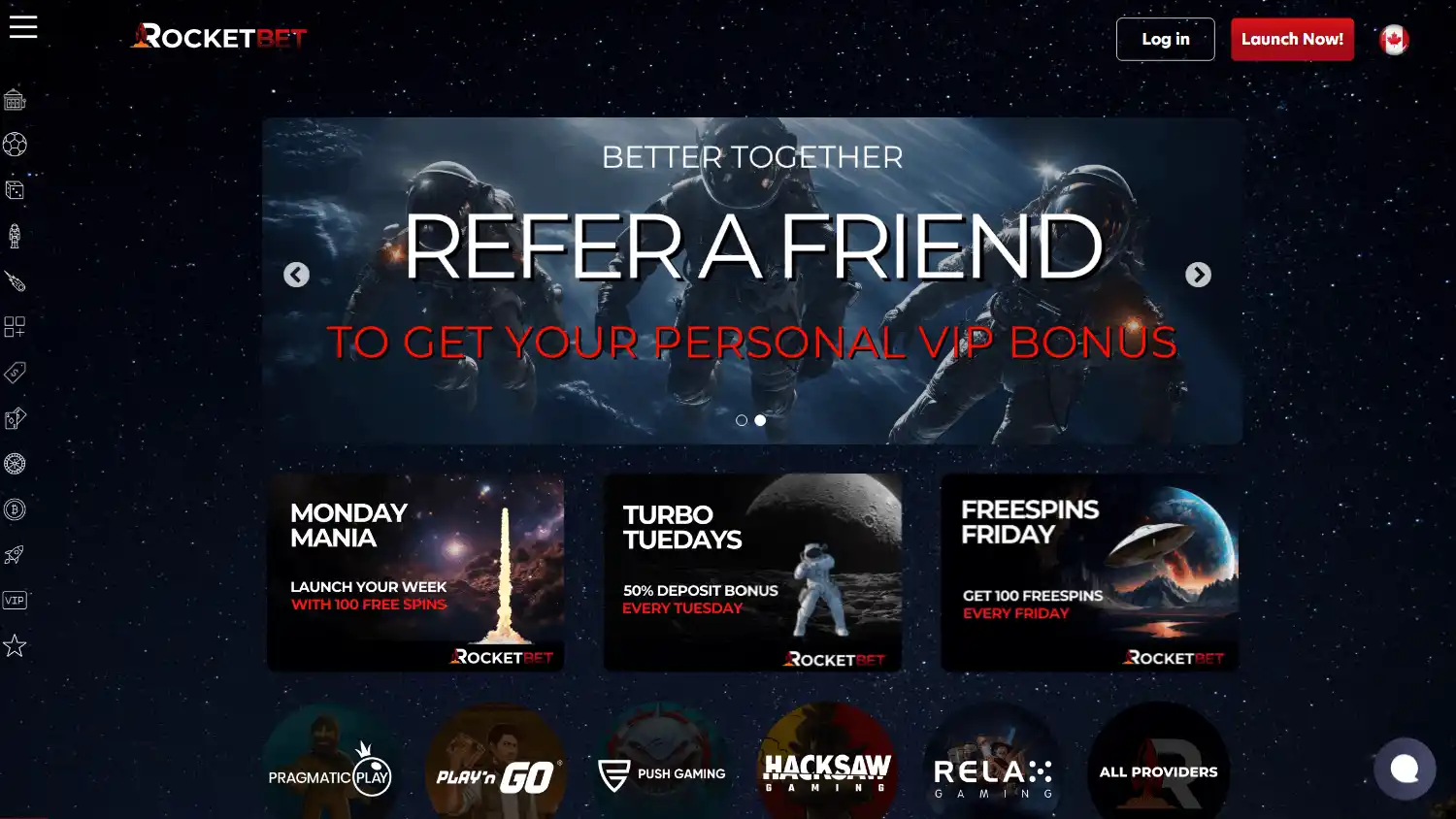 RocketBet Casino screenshot 2