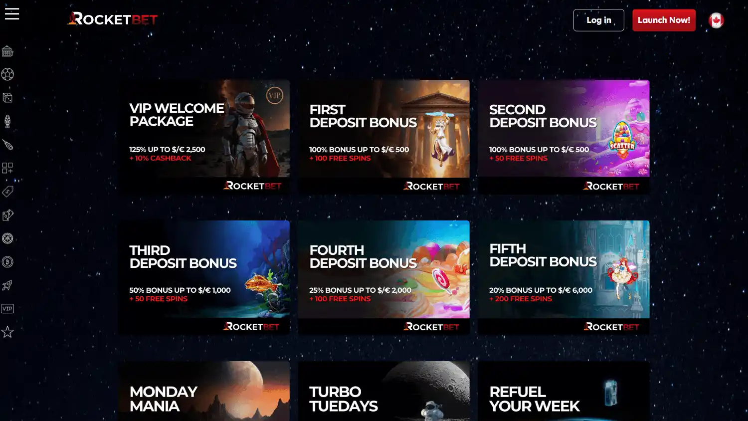 RocketBet Casino screenshot 3