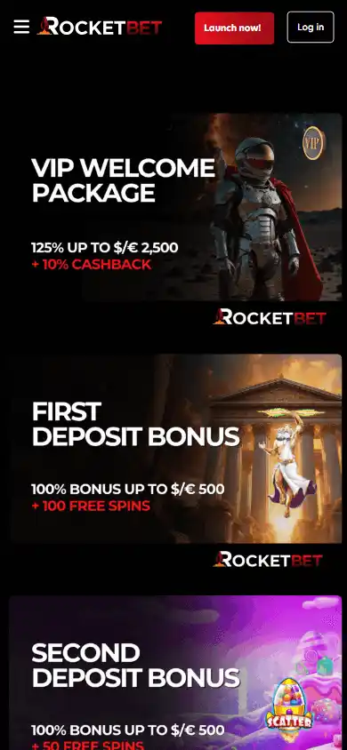 RocketBet Casino screenshot 6