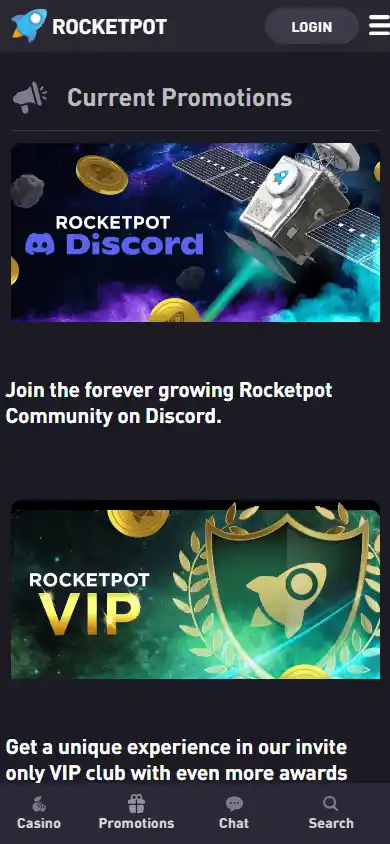 Rocketpot Casino screenshot 6