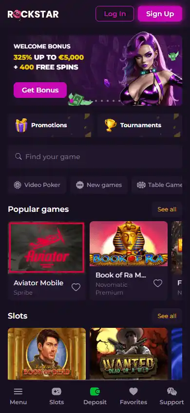 Rockstar Casino screenshot 4