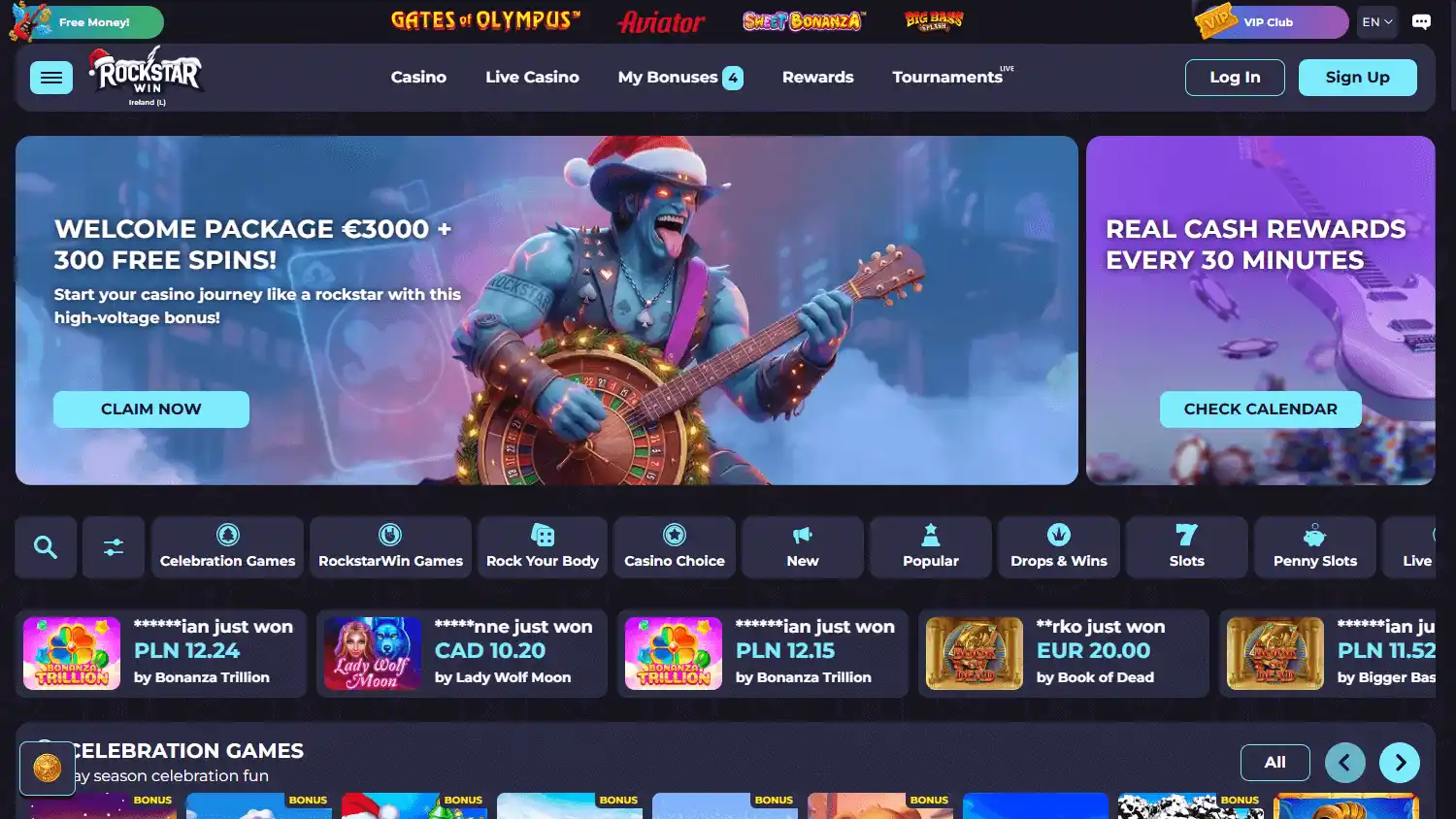 RockstarWIN Casino screenshot 2