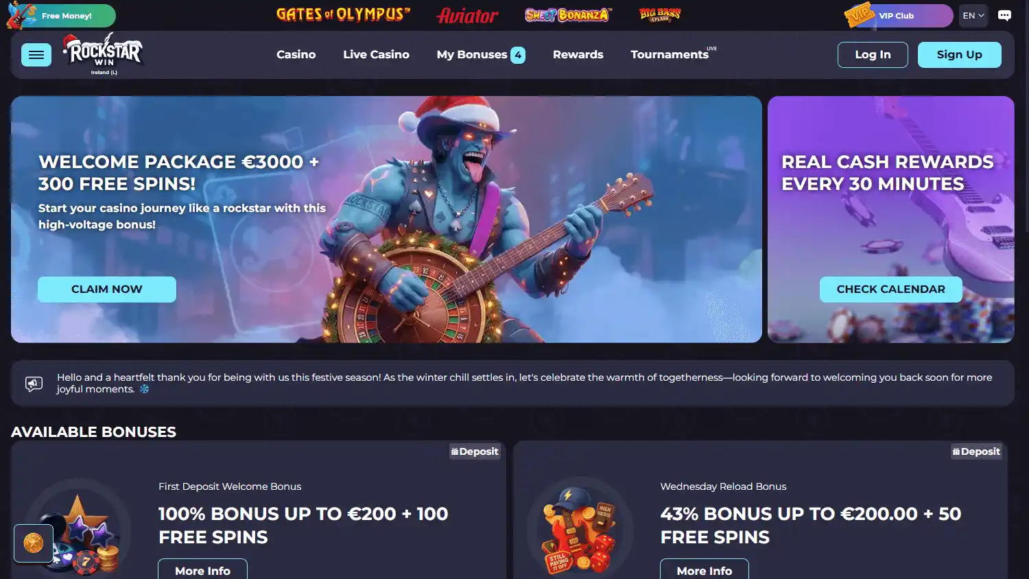 RockstarWIN Casino screenshot 3