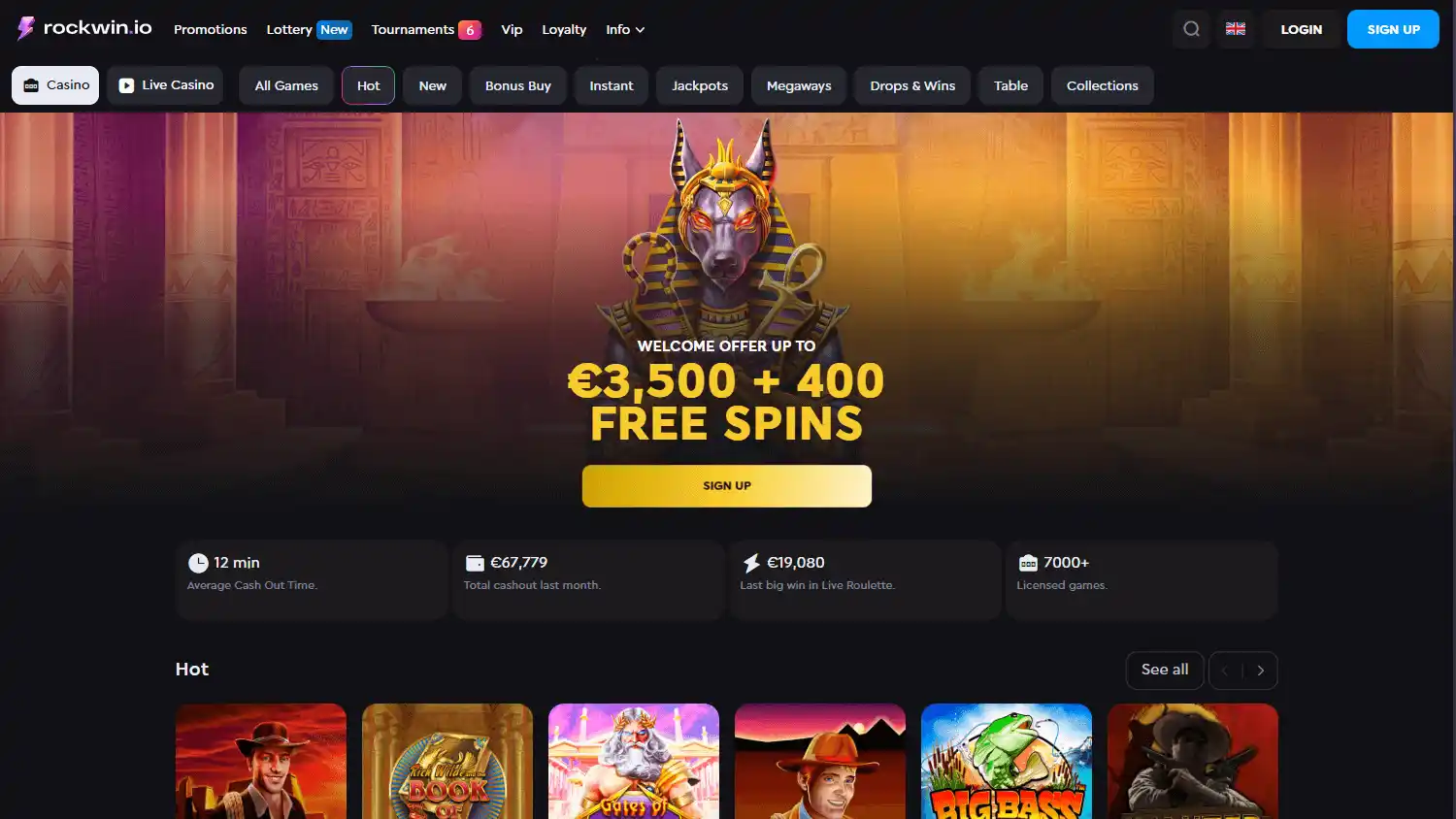 Rockwin Casino screenshot 1